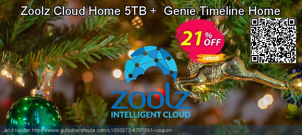 Zoolz Cloud Home 5TB +  Genie Timeline Home besten Ermäßigung Bildschirmfoto