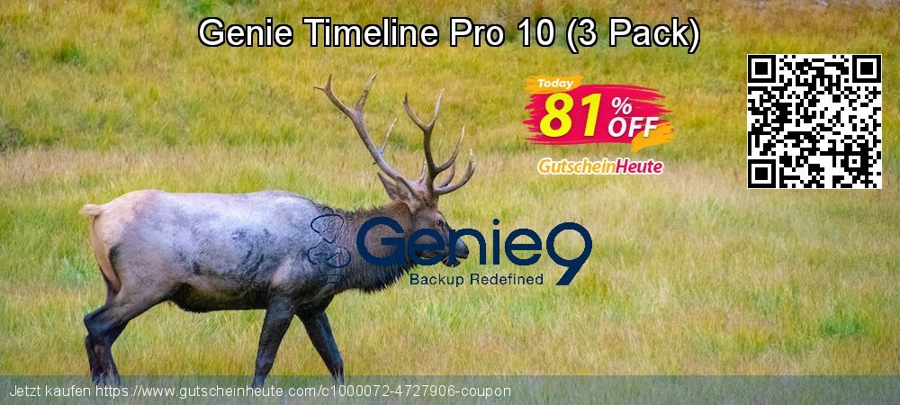 Genie Timeline Pro 10 - 3 Pack  großartig Ermäßigung Bildschirmfoto