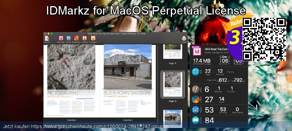 IDMarkz for MacOS Perpetual License aufregende Ausverkauf Bildschirmfoto