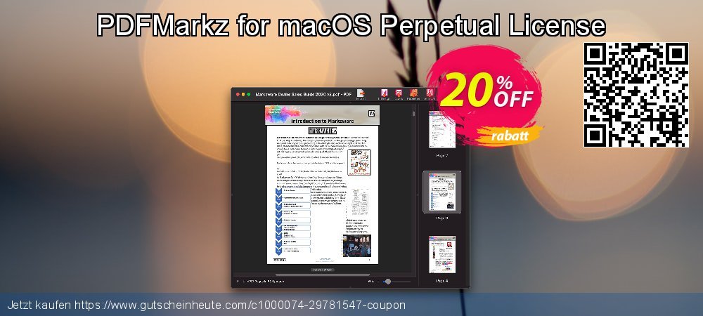 PDFMarkz for macOS Perpetual License umwerfende Angebote Bildschirmfoto