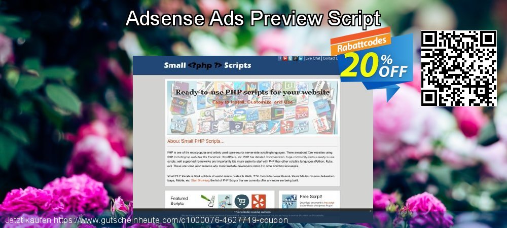 Adsense Ads Preview Script spitze Ermäßigungen Bildschirmfoto