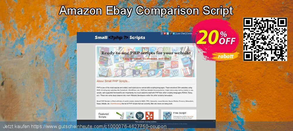 Amazon Ebay Comparison Script spitze Beförderung Bildschirmfoto