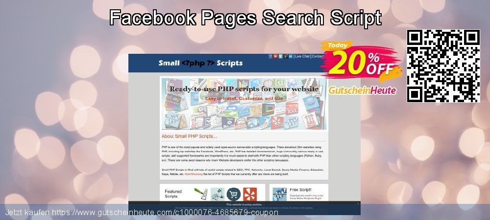Facebook Pages Search Script toll Disagio Bildschirmfoto