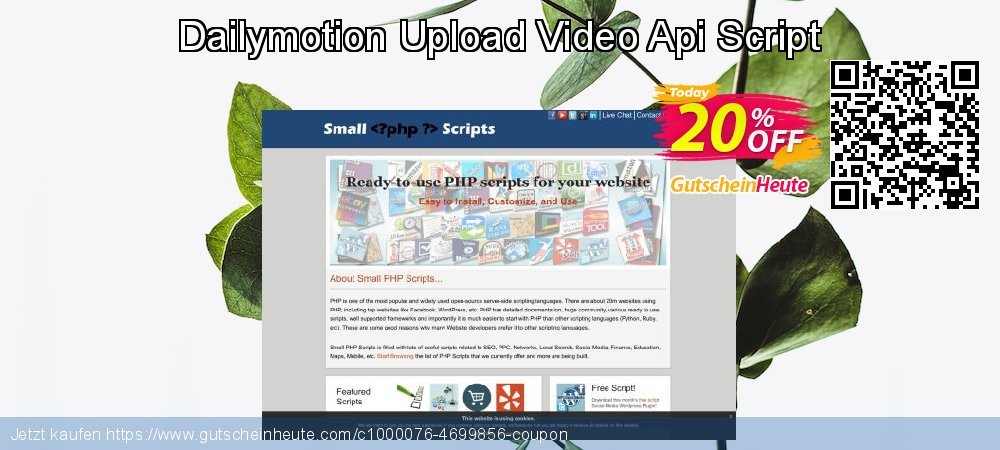 Dailymotion Upload Video Api Script spitze Ermäßigung Bildschirmfoto