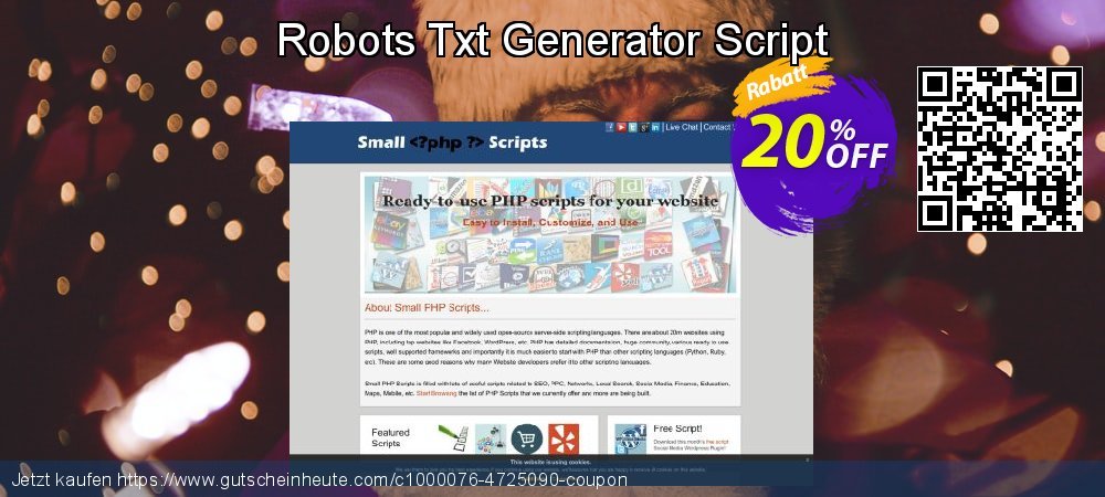 Robots Txt Generator Script spitze Preisnachlass Bildschirmfoto