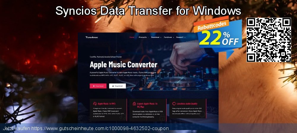 Syncios Data Transfer for Windows wunderschön Beförderung Bildschirmfoto
