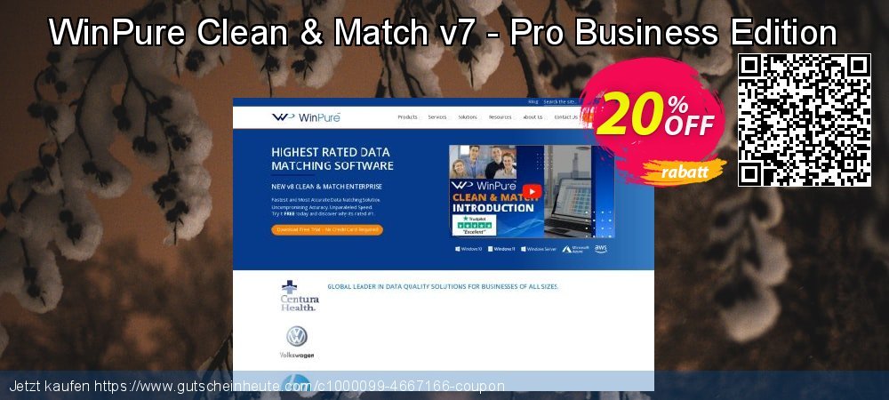 WinPure Clean & Match v7 - Pro Business Edition atemberaubend Ermäßigung Bildschirmfoto