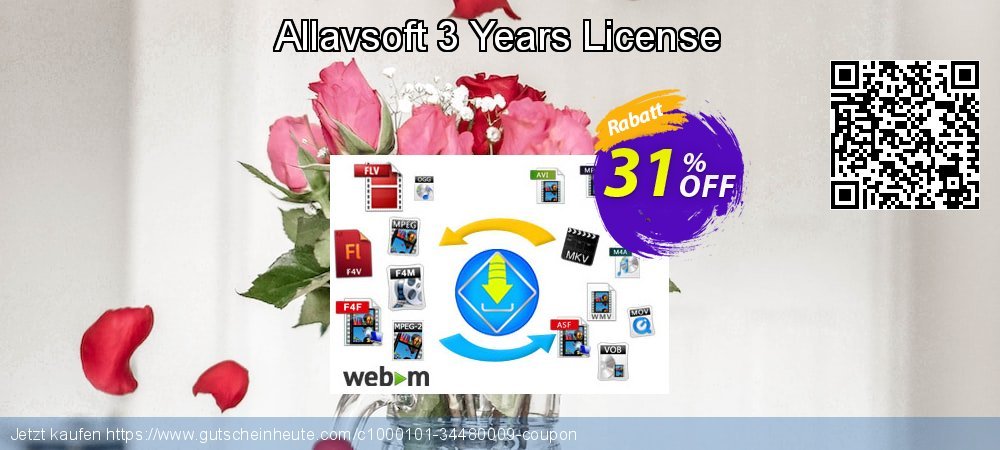 Allavsoft 3 Years License unglaublich Außendienst-Promotions Bildschirmfoto