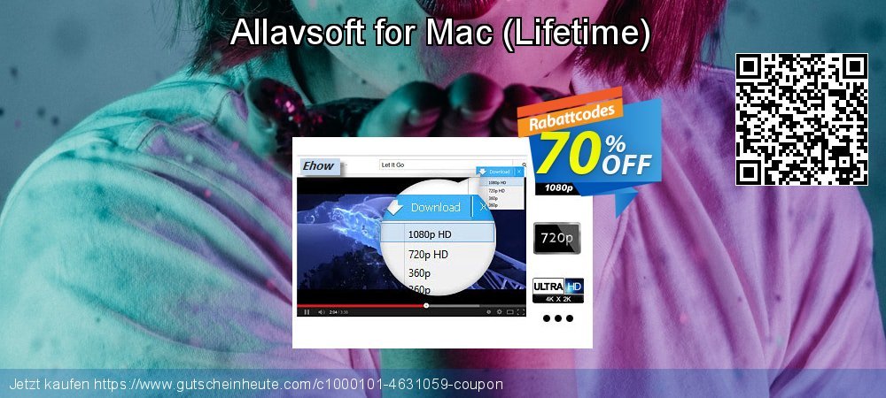 Allavsoft for Mac - Lifetime  umwerfenden Beförderung Bildschirmfoto