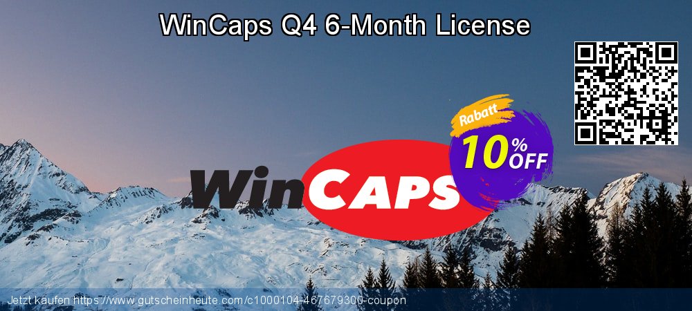 WinCaps Q4 6-Month License ausschließenden Beförderung Bildschirmfoto