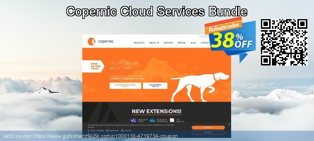 Copernic Cloud Services Bundle erstaunlich Beförderung Bildschirmfoto