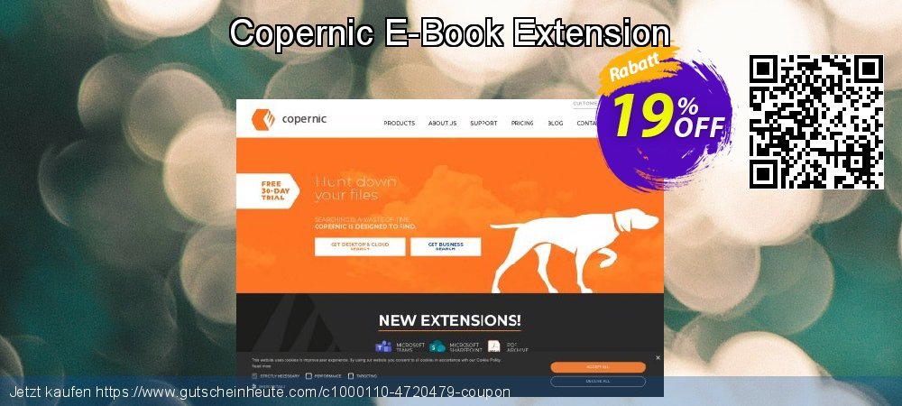 Copernic E-Book Extension unglaublich Preisreduzierung Bildschirmfoto