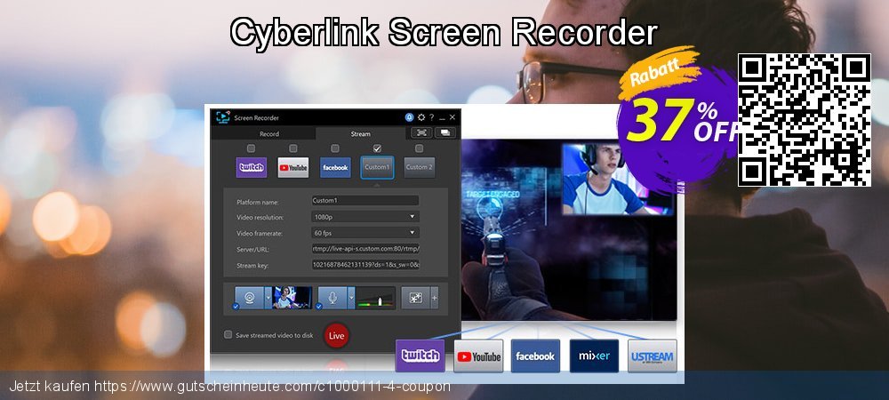 Cyberlink Screen Recorder klasse Angebote Bildschirmfoto