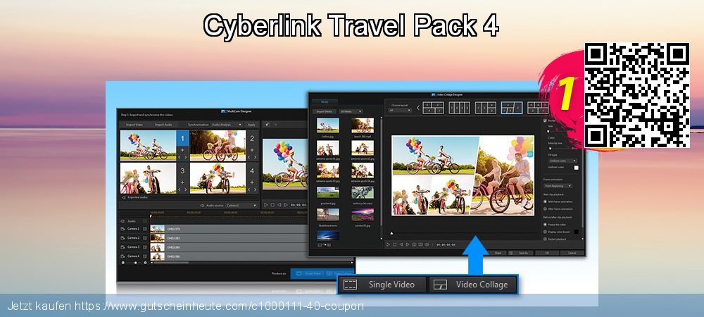 Cyberlink Travel Pack 4 erstaunlich Ausverkauf Bildschirmfoto