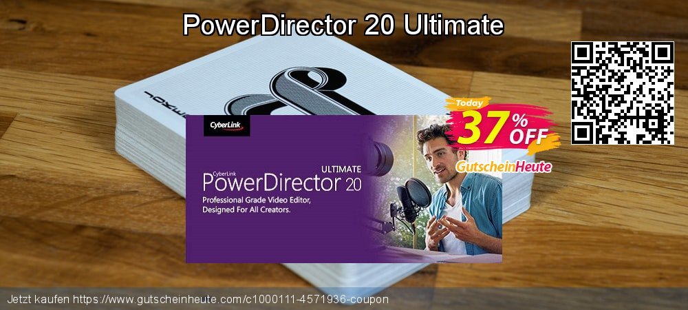 PowerDirector 20 Ultimate ausschließenden Ermäßigungen Bildschirmfoto