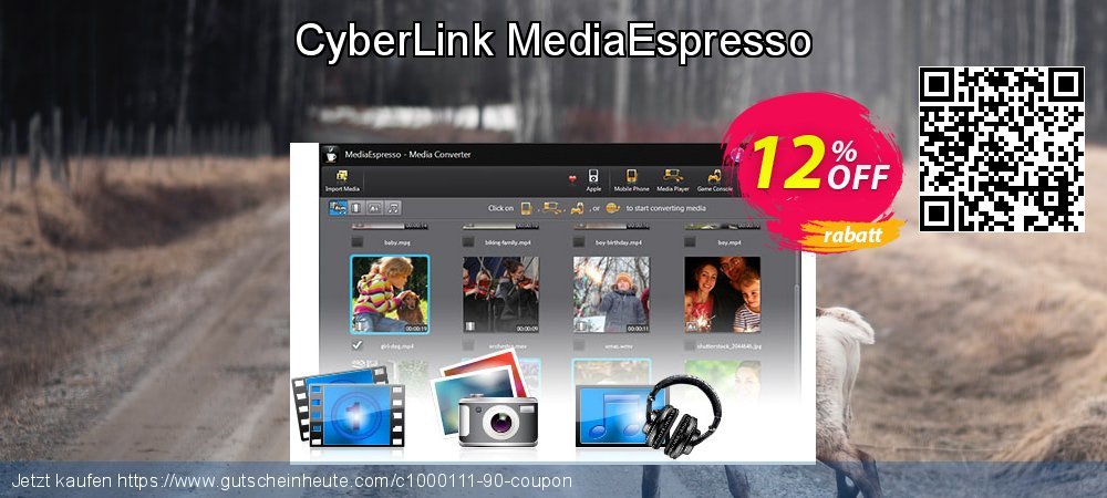 CyberLink MediaEspresso umwerfenden Verkaufsförderung Bildschirmfoto