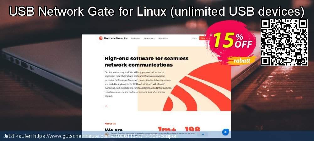USB Network Gate for Linux - unlimited USB devices  uneingeschränkt Disagio Bildschirmfoto