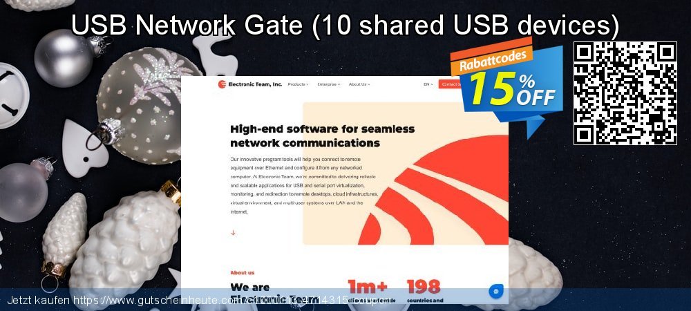 USB Network Gate - 10 shared USB devices  unglaublich Förderung Bildschirmfoto