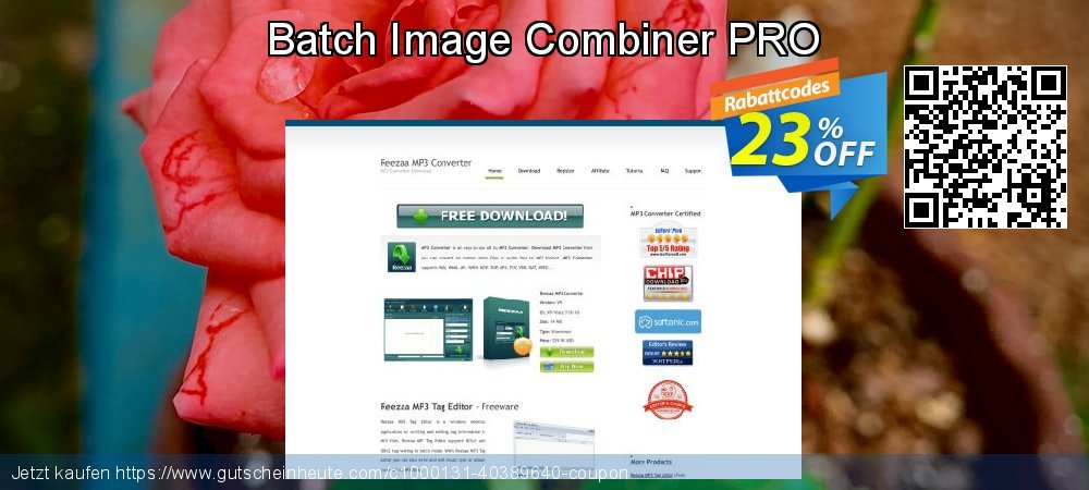 Batch Image Combiner PRO uneingeschränkt Promotionsangebot Bildschirmfoto