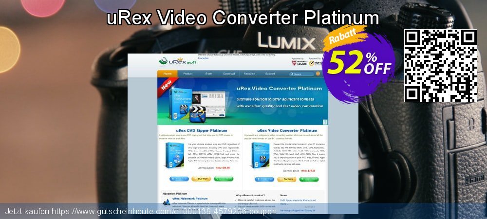 uRex Video Converter Platinum beeindruckend Sale Aktionen Bildschirmfoto