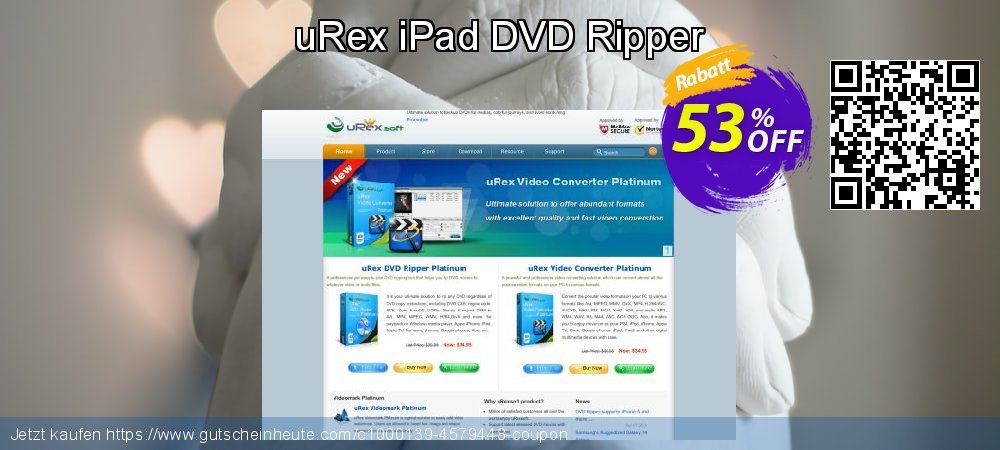 uRex iPad DVD Ripper wundervoll Angebote Bildschirmfoto