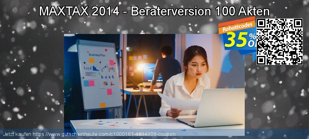 MAXTAX 2014 - Beraterversion 100 Akten wunderbar Außendienst-Promotions Bildschirmfoto