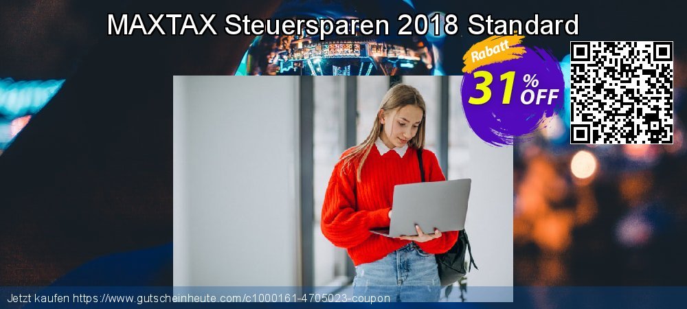 MAXTAX Steuersparen 2018 Standard wundervoll Ermäßigung Bildschirmfoto