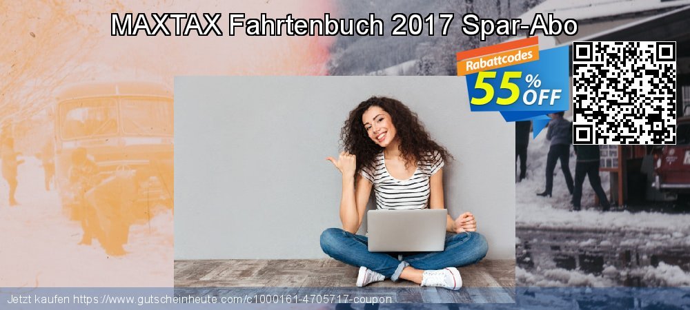 MAXTAX Fahrtenbuch 2017 Spar-Abo aufregende Promotionsangebot Bildschirmfoto