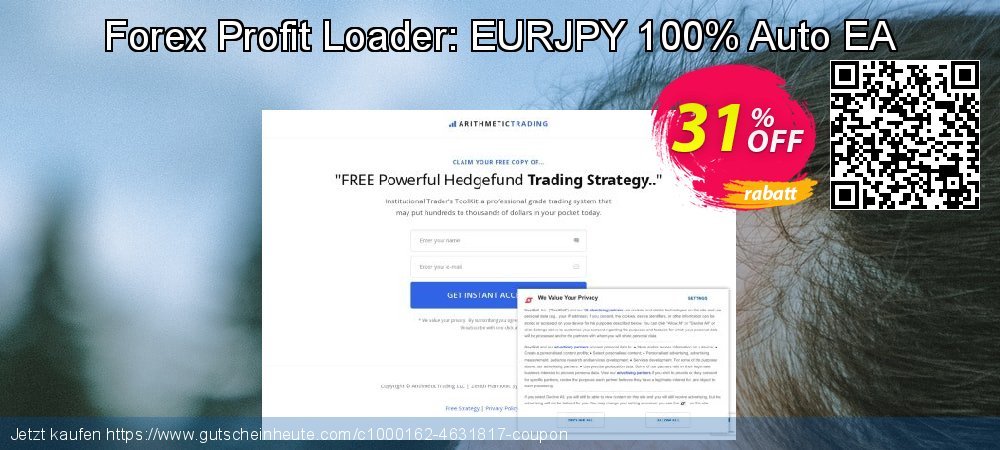 Forex Profit Loader: EURJPY 100% Auto EA faszinierende Ausverkauf Bildschirmfoto