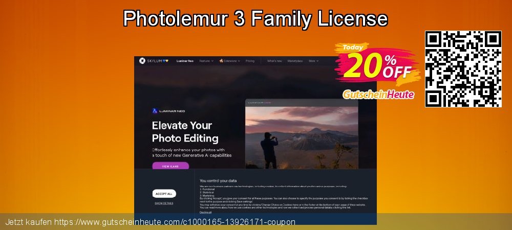 Photolemur 3 Family License besten Außendienst-Promotions Bildschirmfoto