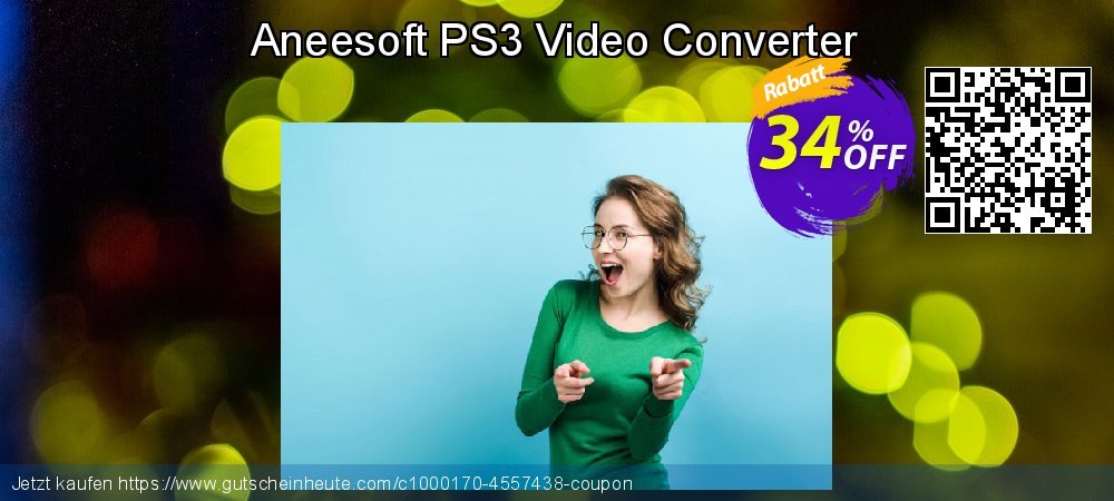 Aneesoft PS3 Video Converter verblüffend Verkaufsförderung Bildschirmfoto