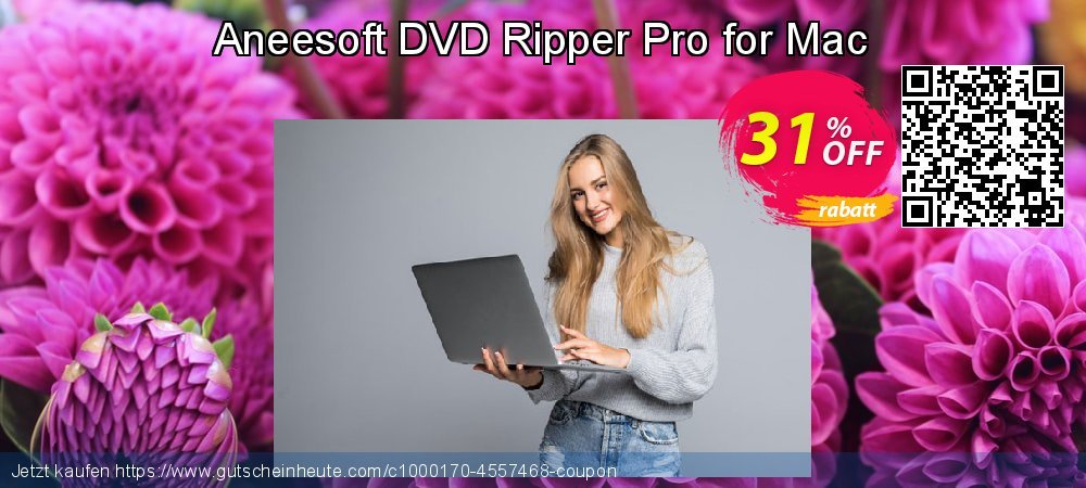Aneesoft DVD Ripper Pro for Mac wunderschön Nachlass Bildschirmfoto
