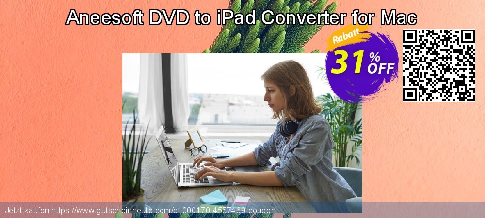 Aneesoft DVD to iPad Converter for Mac verblüffend Diskont Bildschirmfoto