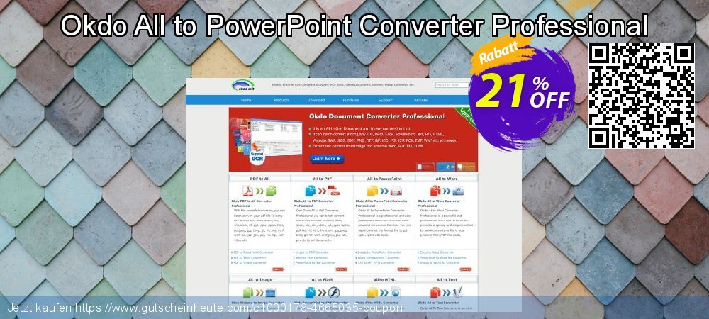 Okdo All to PowerPoint Converter Professional überraschend Angebote Bildschirmfoto