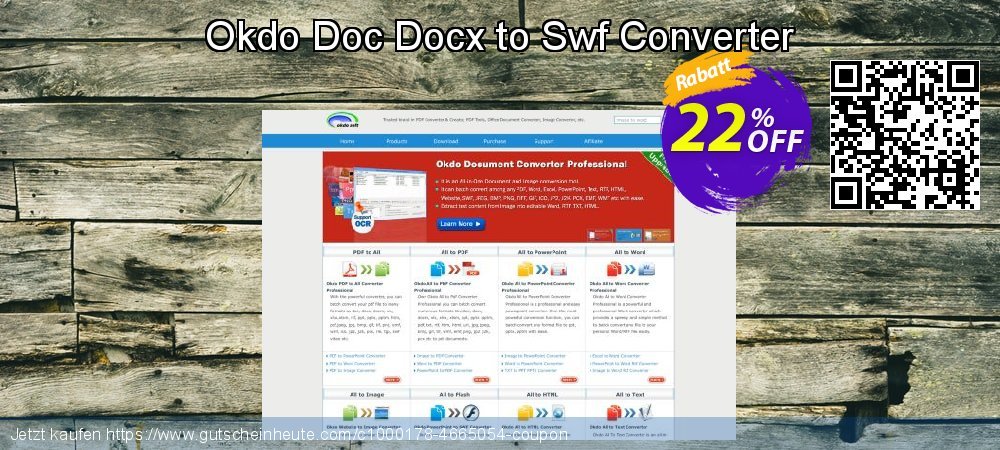 Okdo Doc Docx to Swf Converter besten Nachlass Bildschirmfoto