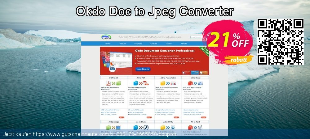 Okdo Doc to Jpeg Converter fantastisch Verkaufsförderung Bildschirmfoto