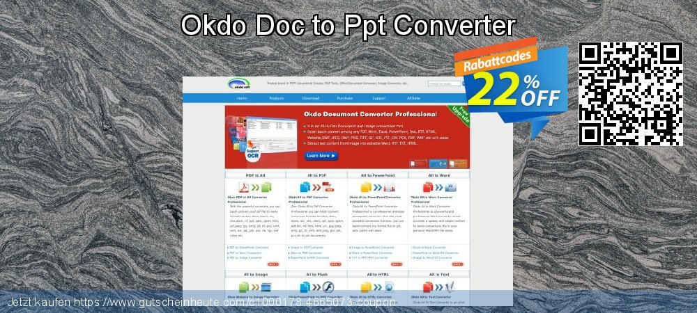 Okdo Doc to Ppt Converter aufregenden Ermäßigung Bildschirmfoto