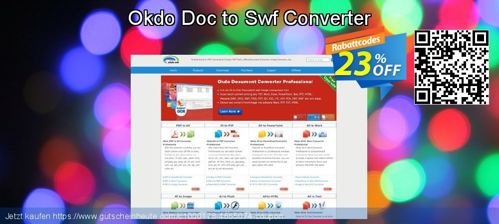 Okdo Doc to Swf Converter umwerfende Disagio Bildschirmfoto