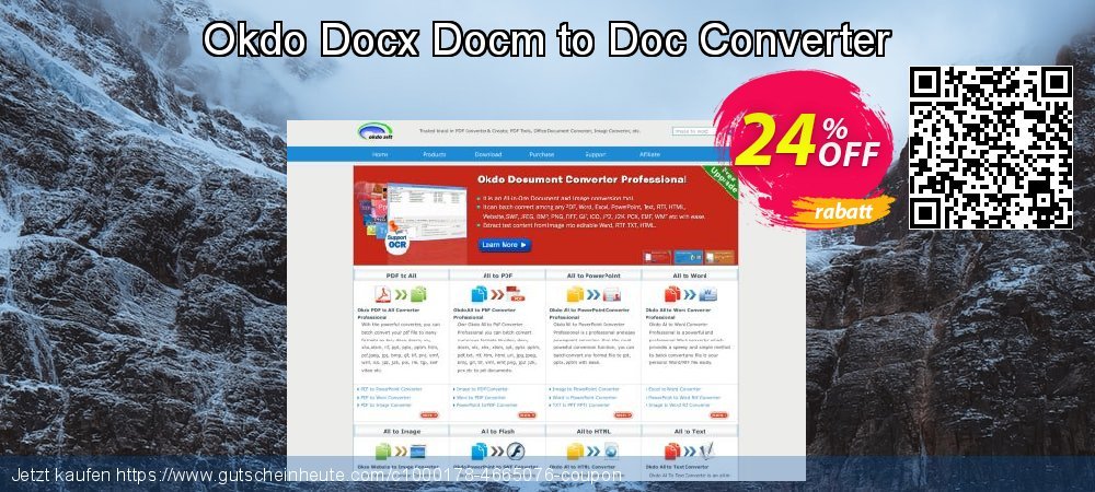 Okdo Docx Docm to Doc Converter geniale Ausverkauf Bildschirmfoto