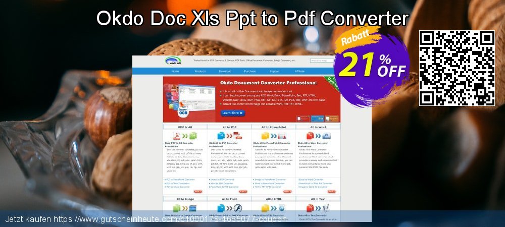 Okdo Doc Xls Ppt to Pdf Converter aufregende Außendienst-Promotions Bildschirmfoto