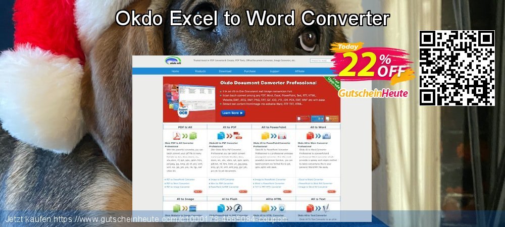 Okdo Excel to Word Converter ausschließenden Ermäßigungen Bildschirmfoto