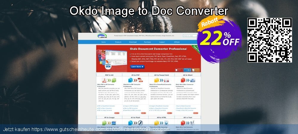 Okdo Image to Doc Converter überraschend Förderung Bildschirmfoto