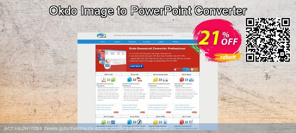 Okdo Image to PowerPoint Converter beeindruckend Preisnachlässe Bildschirmfoto