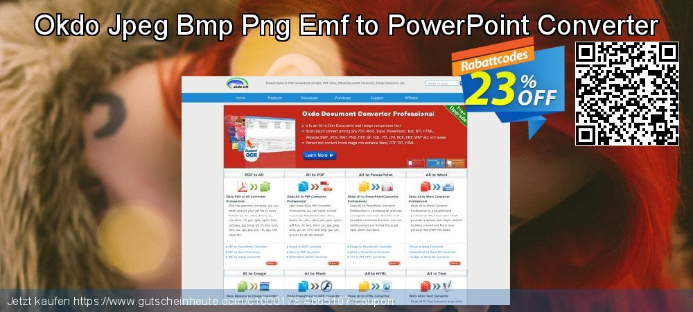 Okdo Jpeg Bmp Png Emf to PowerPoint Converter geniale Ermäßigung Bildschirmfoto