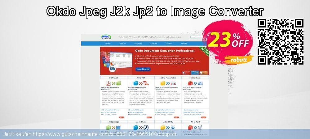 Okdo Jpeg J2k Jp2 to Image Converter aufregende Disagio Bildschirmfoto