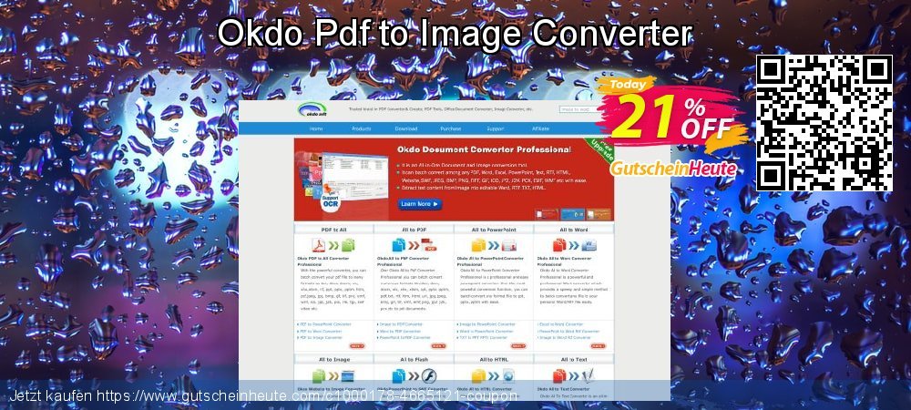 Okdo Pdf to Image Converter großartig Promotionsangebot Bildschirmfoto