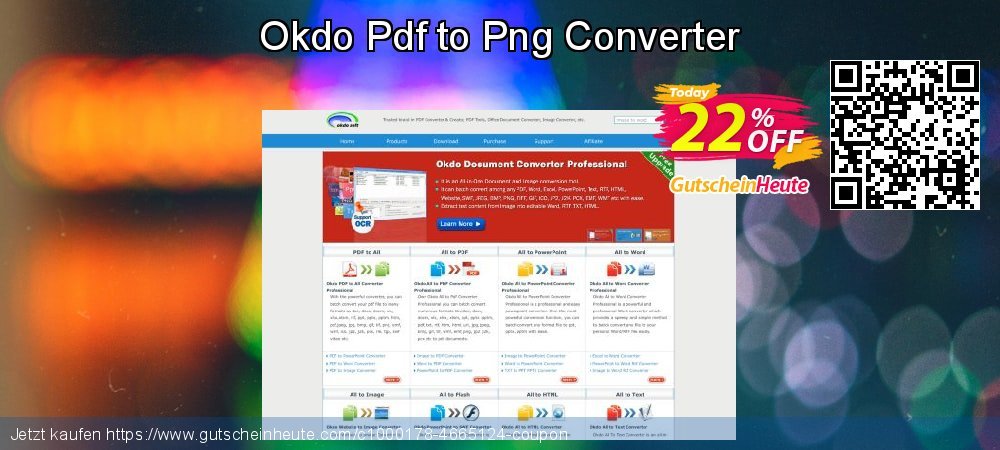 Okdo Pdf to Png Converter super Ermäßigung Bildschirmfoto