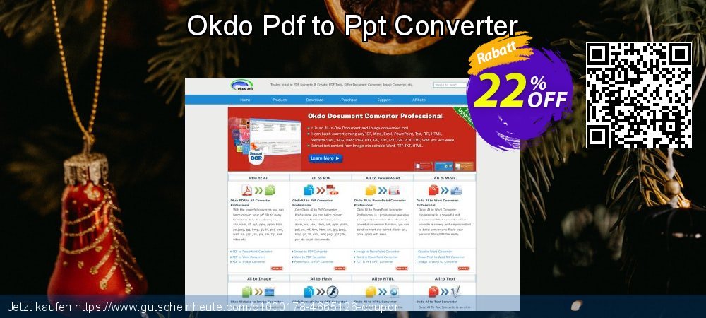 Okdo Pdf to Ppt Converter verblüffend Verkaufsförderung Bildschirmfoto