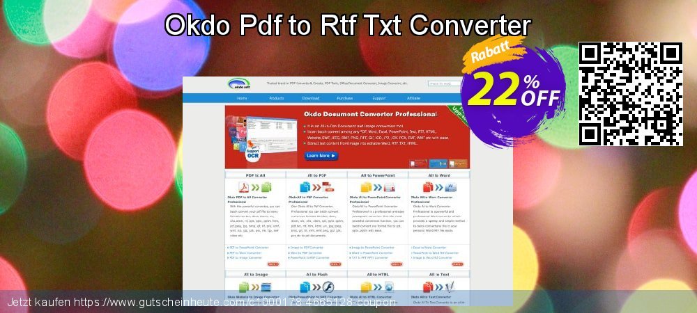 Okdo Pdf to Rtf Txt Converter überraschend Außendienst-Promotions Bildschirmfoto