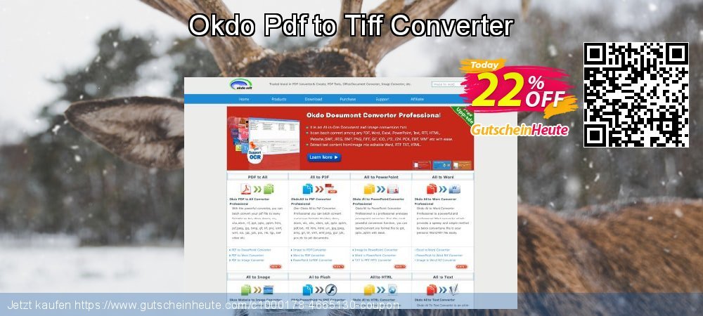 Okdo Pdf to Tiff Converter verwunderlich Preisnachlass Bildschirmfoto